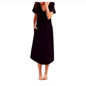 Smash+Tess Sunday Midi Dress in black (xxs)